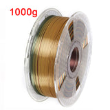 Silk PLA Rainbow 3d Printer Filament 1.75mm 1kg Silky Rich Luster Printing Materials Slik Like Multicolor Ramdon Print Material
