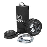11L PVC Pressure Shower with Foot Pump Lightweight Outdoor Inflatable Shower Pressure Shower Water Bag For Outdoors Beach