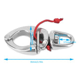 Boat Fast Eye Snap Hook 316 Stainless Steel 360 Degree Rotation High Hardness for Yacht / Truck / Car / Apartment / RV