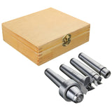 4Pcs/Set Mt2 Live Center Drive Spur Driver Dead Center With Wooden Case For Metalworking Wood Lathe Turning Tools