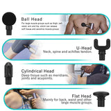 Mini Electric Muscle Massage Gun Portable Pocket Body Massager with bag Deep Tissue Facial Gun for Fitness Relaxation Pain Relie