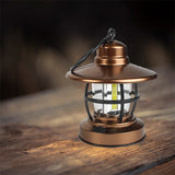 Cross Border Outdoor Camping Carry Light Led Rechargeable Tent Light Horse Light Retro Light Luxury Atmosphere Camp Lighting