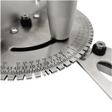 Precision Miter Gauge w/ Aluminum Miter Fence with A Repetitive Cut Flip Stop Table Saw/Router Miter Gauge Sawing Assembly Ruler