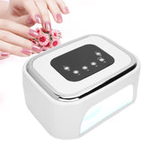 100‑240V 80W UV LED Nail Dryer Lamp Nail Art Gel Curing Light 4 Gears Timing Nail Gel Dryer Lamp