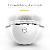 Smart Sonic Facial Cleansing Massager Brush Silicone Deep Pore Face Cleansing Lifting Waterproof Face Care Cleaner Machine