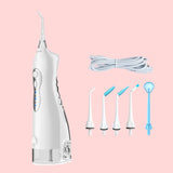 Professional Oral Irrigator USB Rechargeable Water Flosser Portable 3Models 300ML Water Tank Waterproof Teeth Cleaner Water Jet