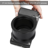Aluminum Alloy Telescope Ring E-Mount Black For Sony Cameras Adapter Rings Camera Accessories