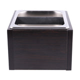 Wood Trash Can Coffee Knock Box Espresso Grounds Container Residue For Barista With Handle Coffee Residue Bucket Grind Waste Bin