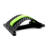 1pc Back Stretch Equipment Massager Massageador Magic Stretcher Fitness Lumbar Support Relaxation Spine Pain Relief random color