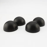 4Pcs HIFI Audio Ebony Hemisphere Column Speaker Amplifier Shock Absorber Feet Pad, Vibration Stands, Anti-Shock