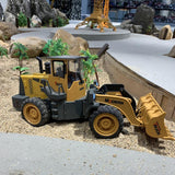 RC Excavator Toy RC Hydraulic Car Construction Vehicle For Kids Rechargeable RC Bulldozer Engineering Vehicle Model Toy Boy Gift