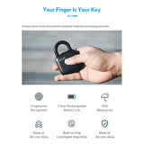 Smart Fingerprint Padlock IP65 Water &amp; Dust Proof Intelligent Lock Anti-Theft Keyless Electronic Lock For Cabinet Backpack Bike