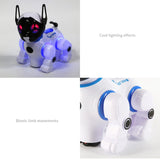 Children'S Educational Rc Robot Dog Remote Control Universal Electronic Animal Pets Walking Music Dance Kid Dog Toy Gift