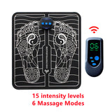Wireless EMS Foot Massager Smart Blood Circulation Acupoint Stimulation Hips Calves Body Massage Muscle Training Pad Health Care