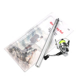 Portable outdoor survival fishing tool mini Telescopic fishing rod spinning fishing rod  J10
