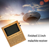 3.5 Inch LCD Screen Digital Signal Receiver SDR Radio Malachite Malahit DSP SDR Receiver Wood Shell Bass Speakers