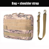 Outdoor Molle Tactical Pouch Army EDC Bag Camping Men Military Utility Backpack SOS Medical Kit Bag Army Hunting Waist Belt Pack