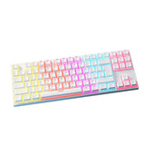 87 Keys Gaming Wired Mechanical Keyboard Pudding Keycap Blue Switch RGB Backlit Teclado Gamer for PC Laptop