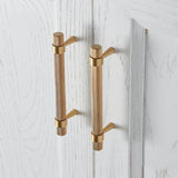 Modern Brass Furniture Cccessories Cylinder Furnitur Hardwar Kitchen Door Handl Copper