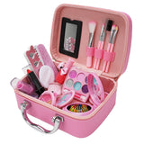 20Pcs Pretend Play Simulation Cosmetic Makeup Handbag Toys For Girls Children Educational Toys Birthday Gifts-  Pink Bag Set