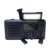 Newest Emergency Solar Power Hand Crank Dynamo Generator 4000mAh Phone Charger Bank SOS AM/FM NOAA Weather COB Flashlight Radio