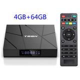 And roid 10.0 T 95 Smart TV Box H3 Quad-Core Media Player Support 2.4G WiFi 4K