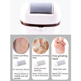 Electric Foot Callus Rechargeable Foot File With 3 Grinding Heads Waterproof M89F