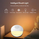 White Noise Sleep Machine Built-in 6 Soothing Sound Soft Breath Light 15/30/60 Intelligent Timing For Baby Adult Office Travel