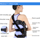 Adjustable Scoliosis Posture Corrector Spinal Auxiliary Orthosis for Back Postoperative Recovery Adults Health Care Hot Sale