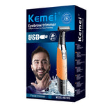 One blade wet dry beard shaving razor for men electric shaver usb male back hair electronic razor travel body cleaning shaver