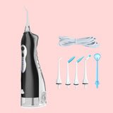 Professional Oral Irrigator USB Rechargeable Water Flosser Portable 3Models 300ML Water Tank Waterproof Teeth Cleaner Water Jet