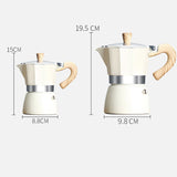 Moka Pot Hand Brewed Coffee Pot Household Italian Espresso Coffee Machine Espresso Bottom Filter Pot High Pressure Extraction