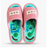 1 Pair Acupressure Points Massage Shoes Magnetic Reflexology Slippers Pain Relief Promote Blood Circulation Foot Massager