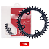 Chainring Chain Wheel Crankset 94+96BCD Round Shape Bicycle Crank Single Plate for Outdoor Cycle Biking Entertainment