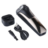 Electric Shaver 3D Triple Blade Floating Razor Shaving Machine Power Display Washable USB Rechargeable Beard Trimmer