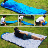 Sleeping Bag Waterproof Camping Sleeping Bags Blankets for Hiking Outdoors Activity (Blue)