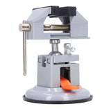 Bench Vise Mini Bench Vise 360 Degree Universal Rotating Square Workbench Clamp with Suction Cup Base Work Bench Clamp