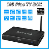 M5 PLUS New Android 7.1 Smart TV Box 2G 16G S905X Quad Core 2.0GHz H.265 2.4G WIFI HDMI 2.0 Set-Top Box Youtube 4K Media Player