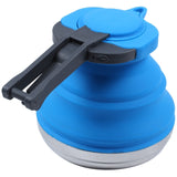 HAEGER-Portable Folding Silicone Water Kettle 1.2L Water Pot Outdoor Camping Travelling Hiking Kitchen Tools Tea Coffee Kettle