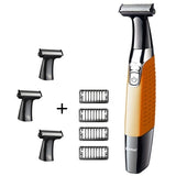 Washable oneblade body shaver face electric shaver for men edge razor man hair cleaning shaver beard shaving machine uSB charge
