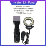 Full HD 1080P 60FPS HiSilicon 3516A Sensor Industrial Electronic Video Microscope HDMI-compatible Magnifier for Welding Repair