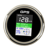 Stainless Steel GPS Speedometer Gauge Digital Waterproof Backlight LCD 9-32V MPH Speedometer 85mm for Truck Motorcycle Boat Car