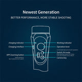 F6 3-axis Handheld Gimbal Stabilizer Cellphone Action Camera Holder Anti Shake Video Recording Selfie Tool