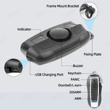 USB Wireless Anti-Theft Motorcycle Bike Alarm Scooter Electric Garage Bicycle Alarm System Security Home Anti-Theft Alarm Great