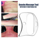 1Pc Manual Stainless Steel Scraper Face Neck Back Abdomen Beauty Tool Massage Relieve Health Pain SPA Massager and to X7K3