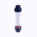 LZS Plastic Flowmeter Tube Water Rotameter Short Tube Liquid Measuring Tool Flow Measuring Instruments WWO66