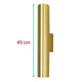 Led wall lamps indoor hotel bedside COB 12W golden wall light bedroom stair wall sconces golden decorative modern wall lamp