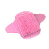Plastic Bath Shower Foot Brush Scrubber Bath Shoe Feet Massage Slippers Brush