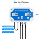 Wifi Water Quality Tester PH/EC/TDS/ORP/SALT/ Temp Meter Digital Water Analyzer Smart Monitor Tuya APP Online Remote Monitoring