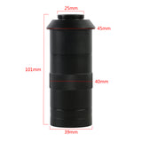 Adjustable Magnification 130X Zoom C Mount Lens For HDMI VGA USB Industry Video Microscope Camera Can Work Over 15CM